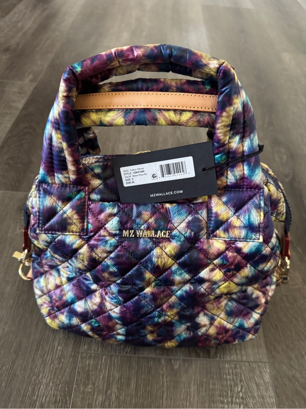 NWT MZ Wallace Winter Prism Small Sutton Deluxe